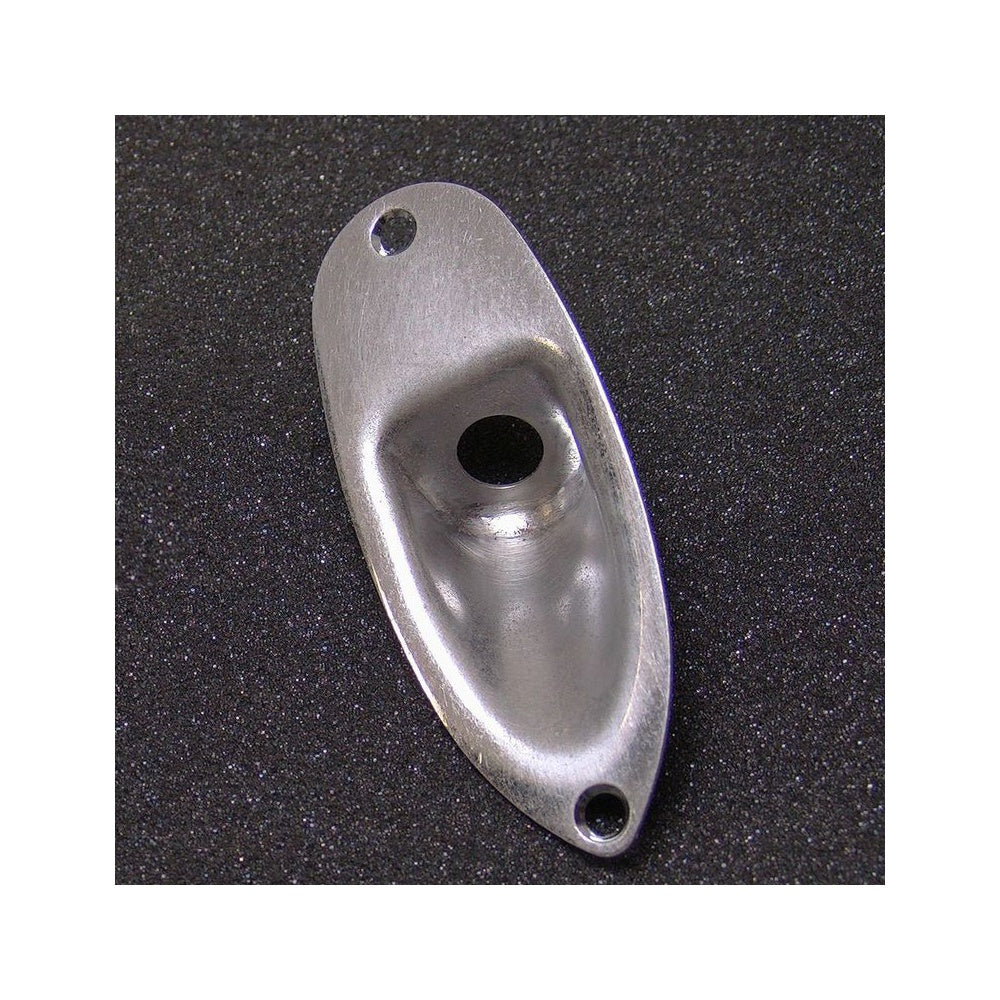 Gotoh Chrome Stratocaster Jackplate with Screws Aged Finish