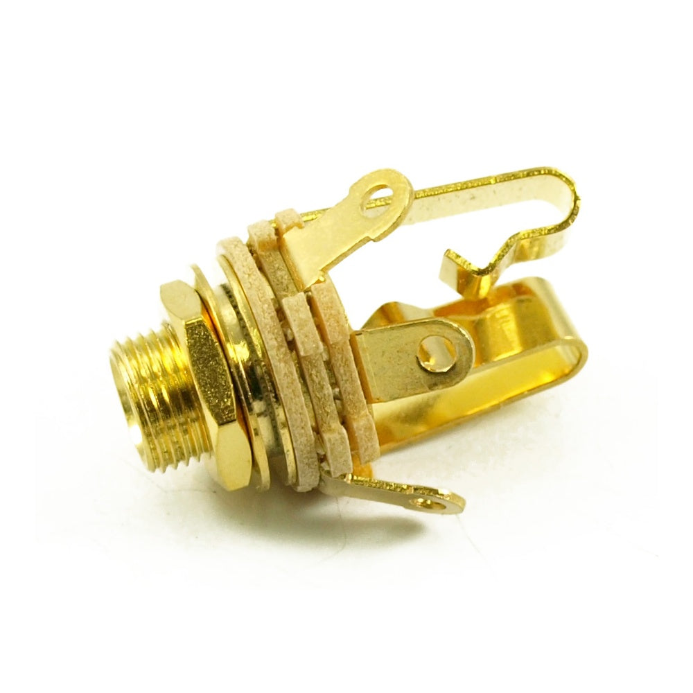 Switchcraft 1/4" Jack Socket Stereo Gold