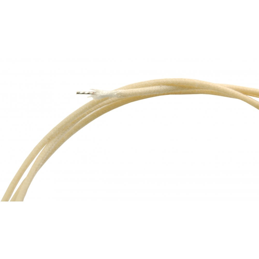 Gavitt Vintage 22 Gauge Cloth-Covered Wire, Off-White - 2 Ft Length
