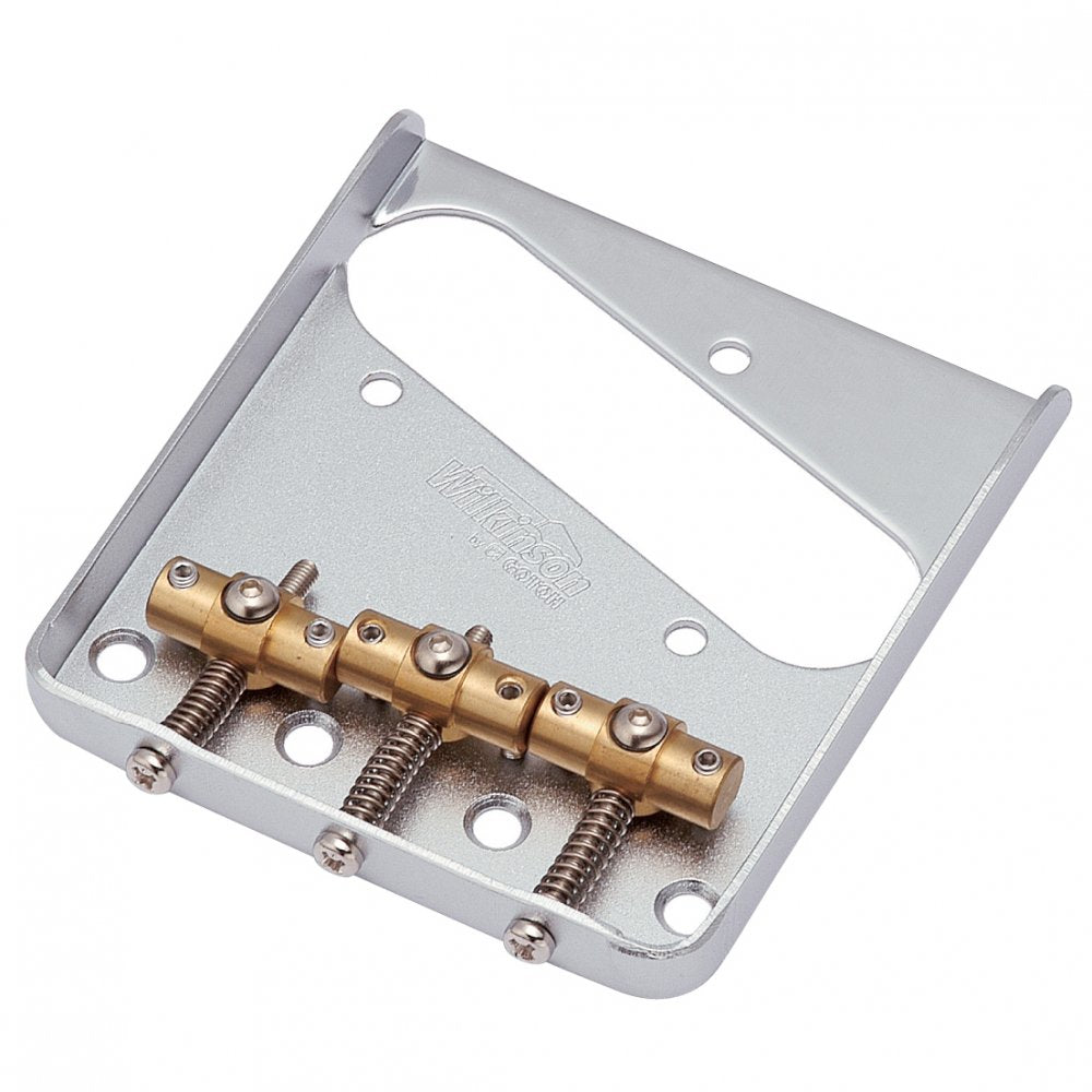 Wilkinson Vintage Adjustable 3 Saddle Tele Bridge