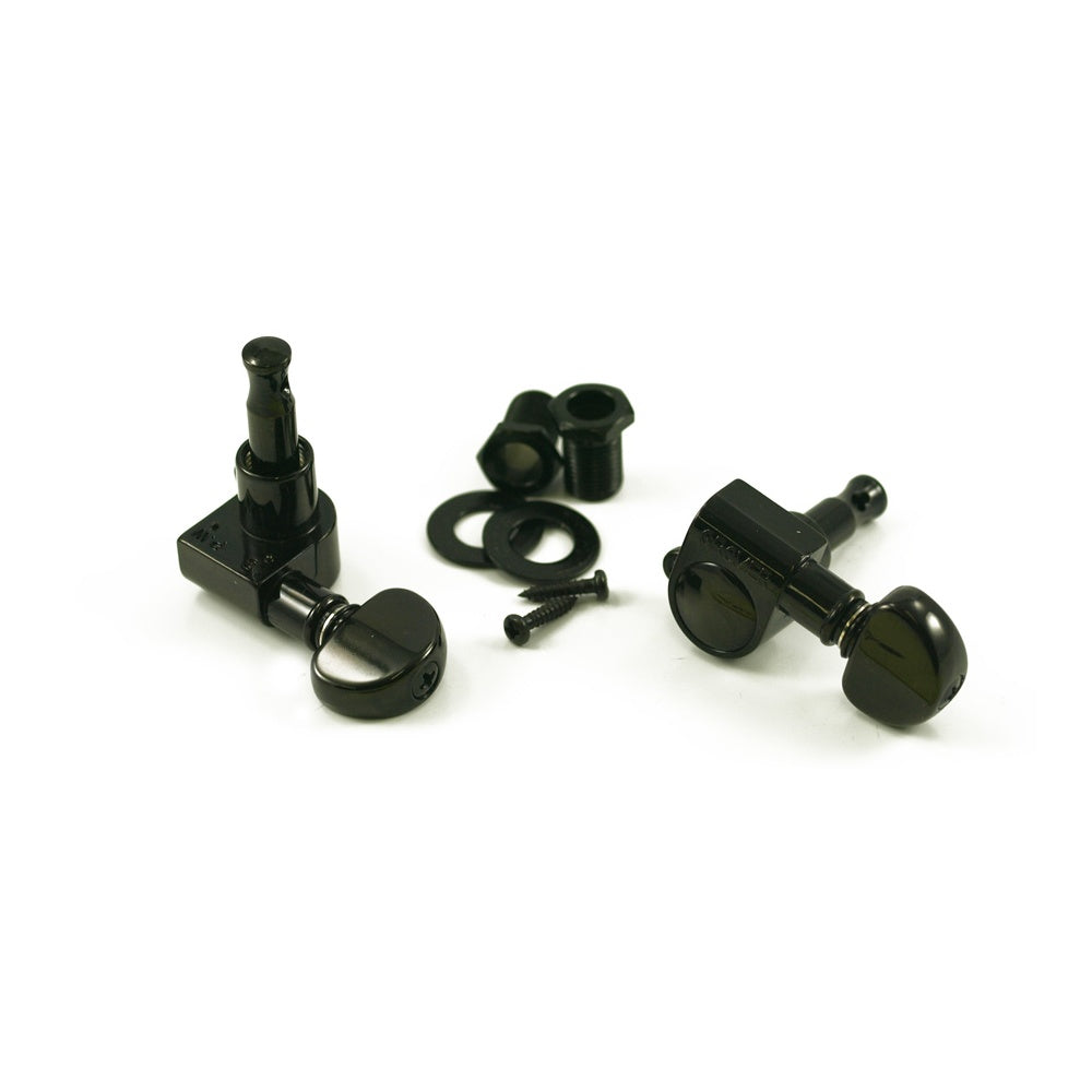 Grover Mini Rotomatic 6 In Line Tuning Machines 14:1 Gear Ratio 205 Series