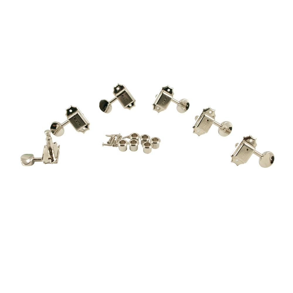 Kluson 3 Aside Metal "Butterbean" Button Tuners