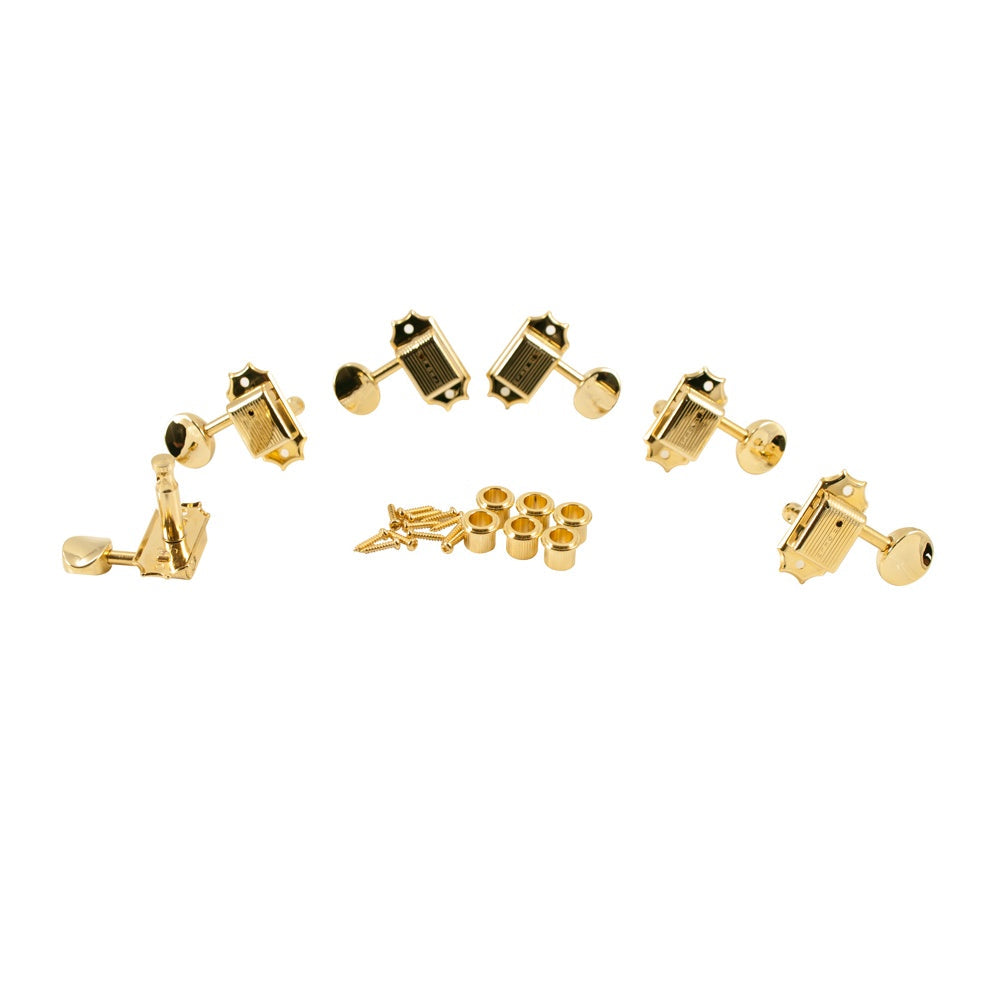 Kluson 3 Aside Metal "Butterbean" Button Tuners