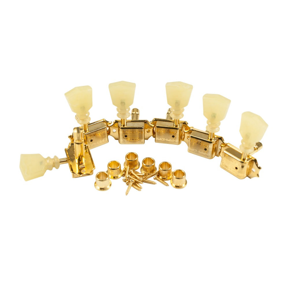 Kluson 3+3 Double Ring Button - Locking Tuner- Double Line