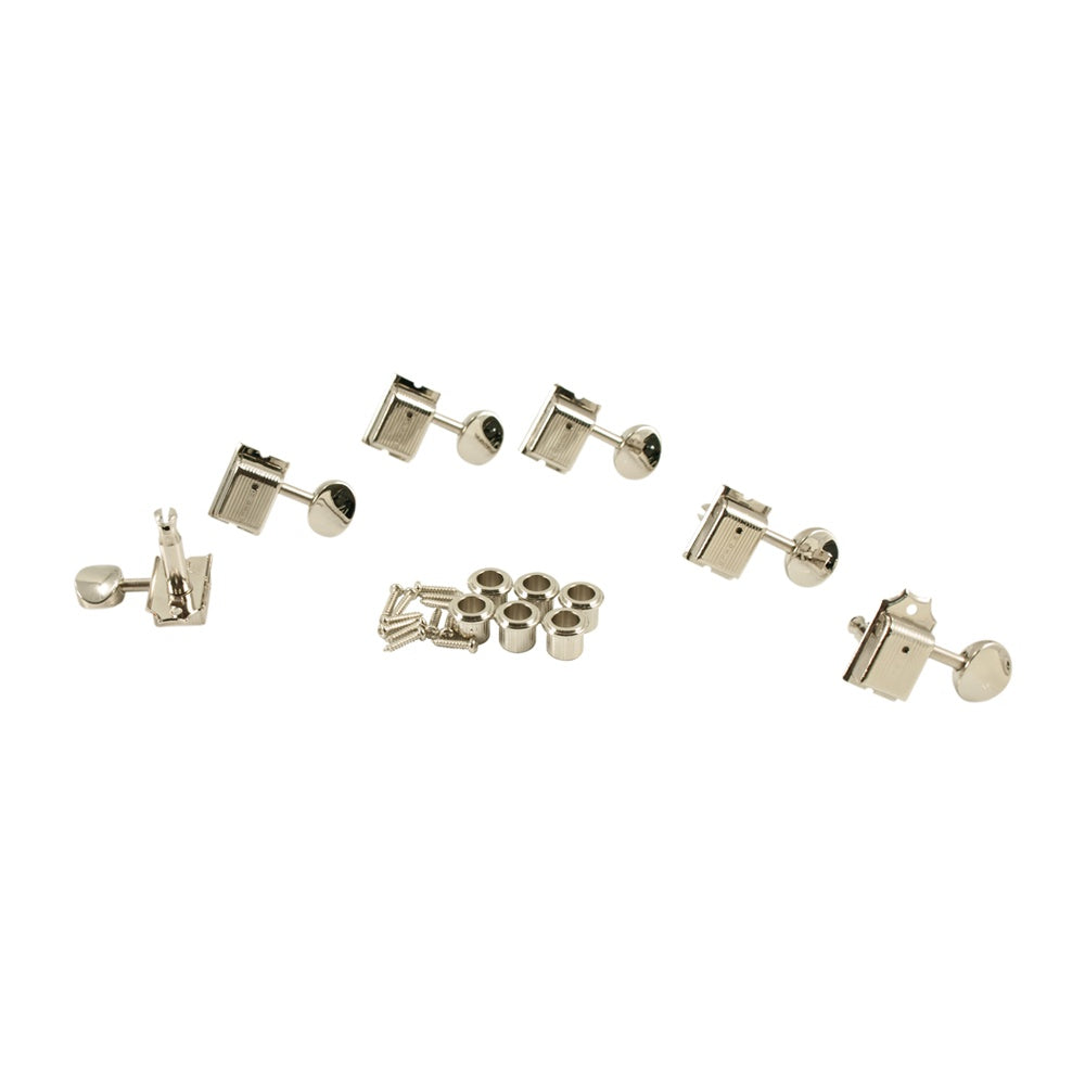 Kluson Traditional 6 in line tuners with single line Kluson stamp