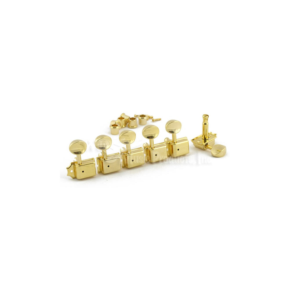 Kluson Traditional 6 in line tuners with single line Kluson stamp