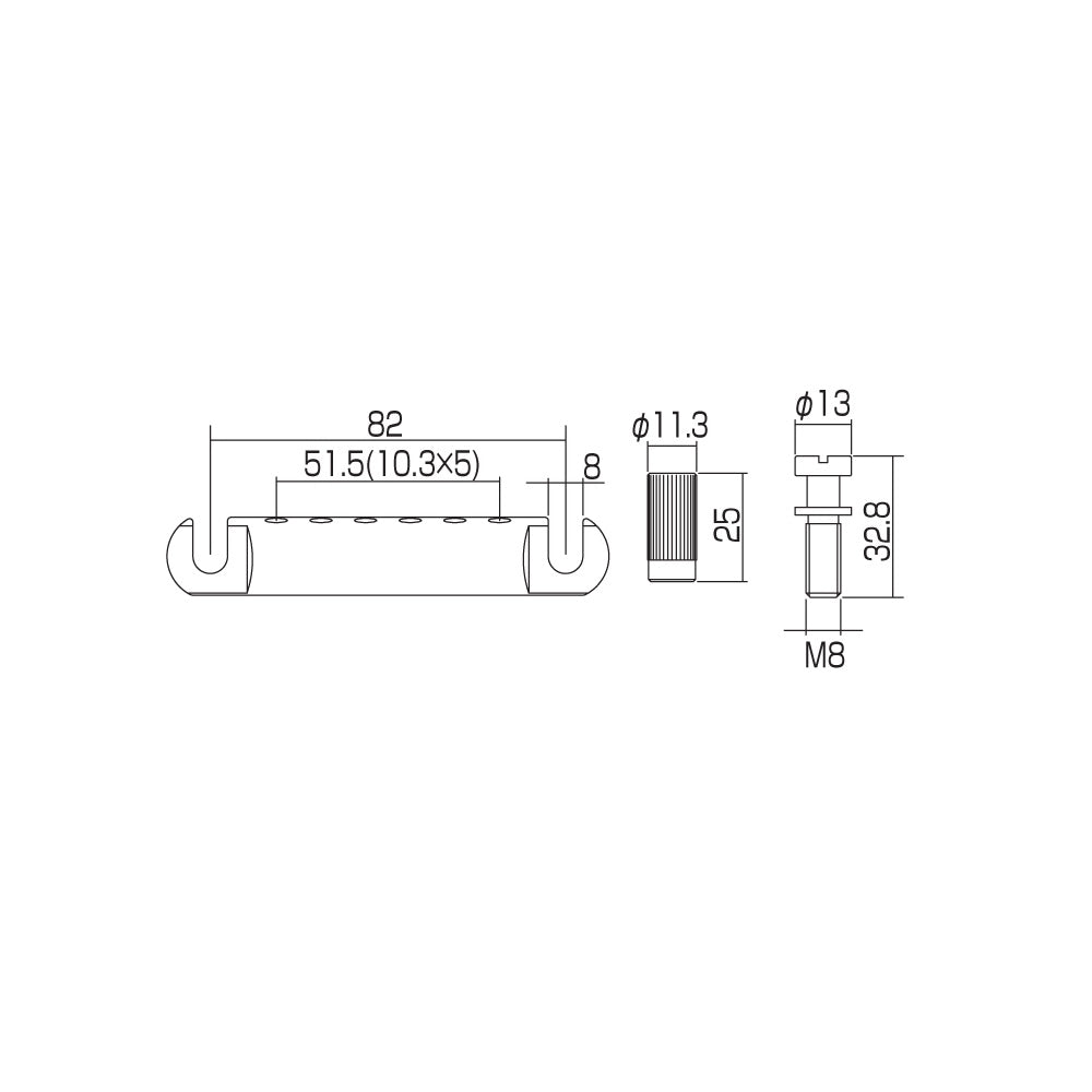 Gotoh Stop Tailpiece