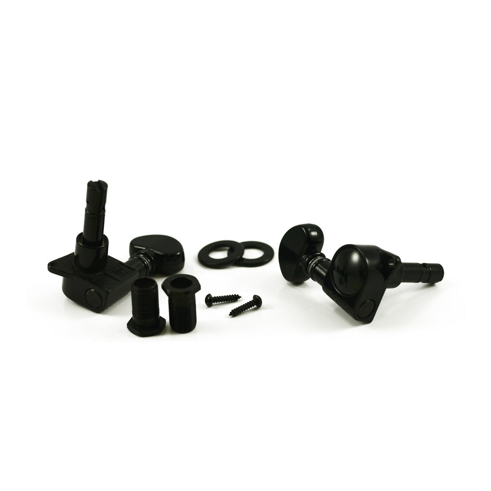 Grover Locking Rotomatic Tuners Mini 6 In Line (406 Series) 18:1 Gear Ratio