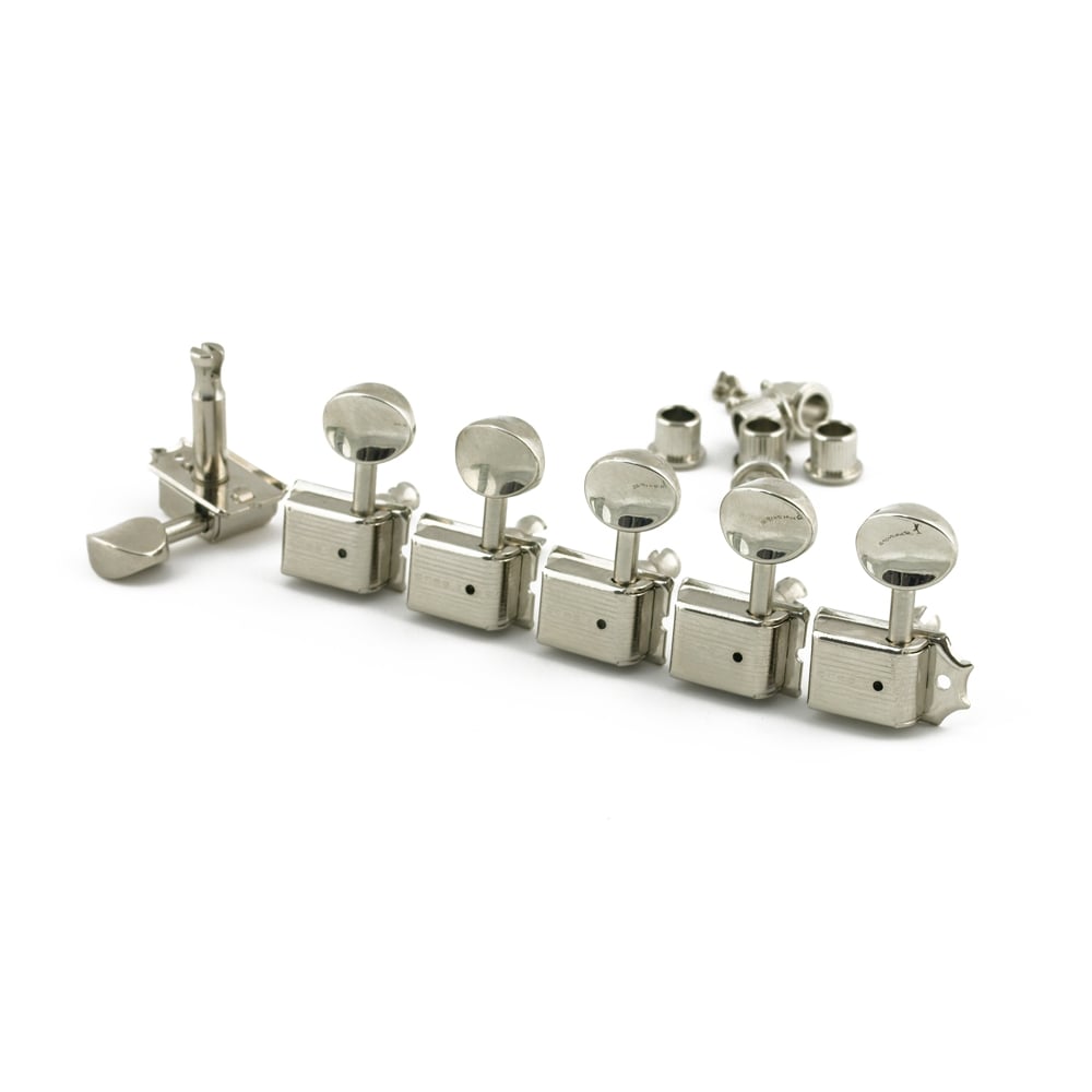 Kluson Traditional 6 in line tuners with single line Kluson stamp