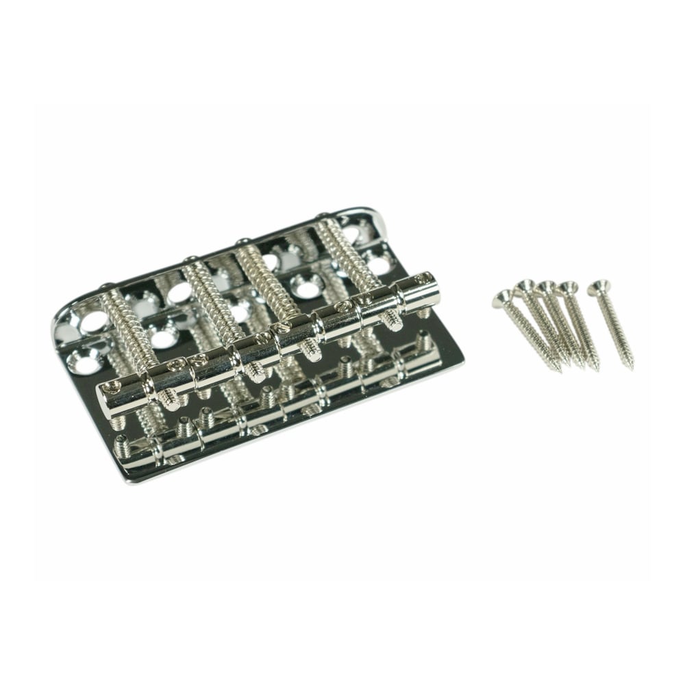 Kluson Bass Bridge Vintage Style 70s Jazz Bass - Chrome