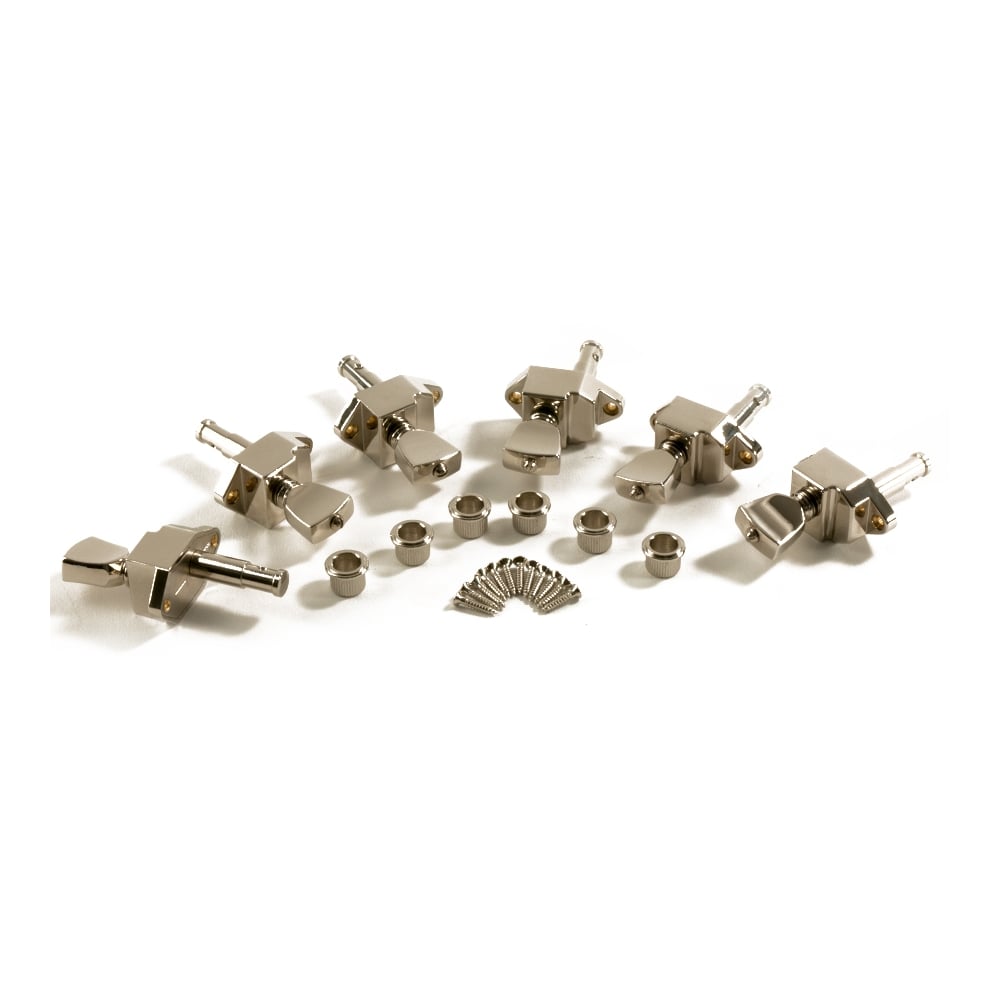 Kluson Firebird 6 In Line Treble Set Of Banjo Tuners with Metal Keystone Buttons