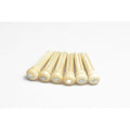 Hosco Cattle Bone Bridge Pins Set of 6 With Pearl Dot