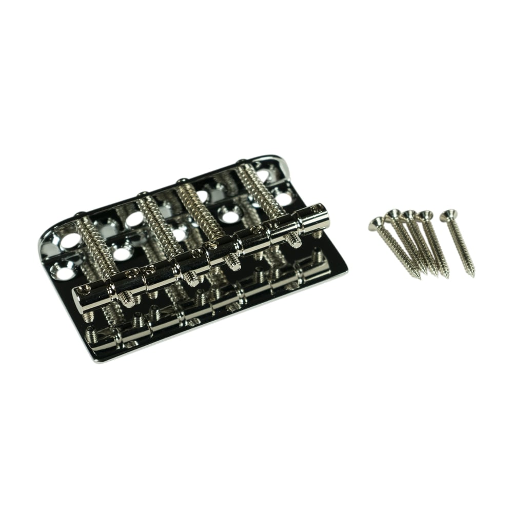 Kluson Bass Bridge Vintage Style 70s Jazz Bass - Chrome
