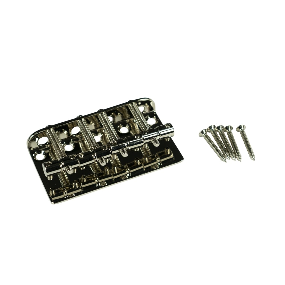 Kluson Bass Bridge Vintage Style 70s Jazz Bass - Chrome