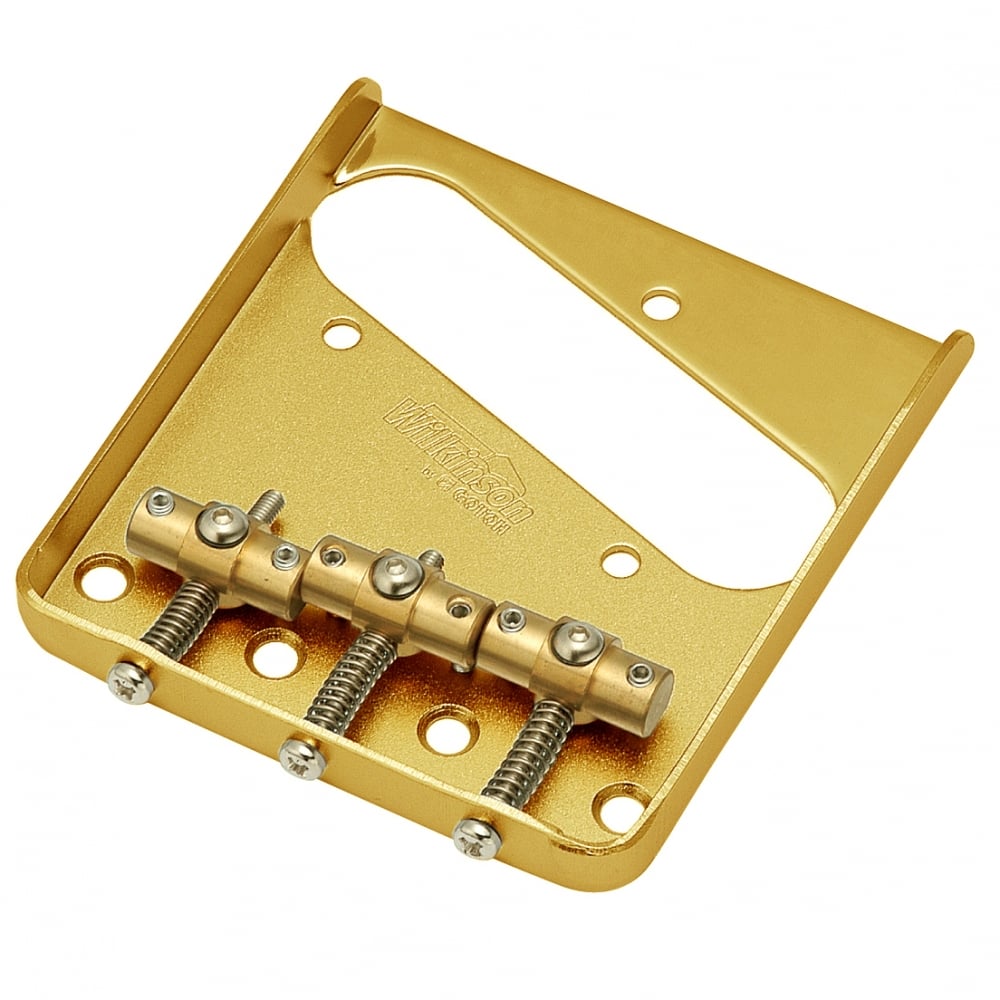 Wilkinson Vintage Adjustable 3 Saddle Tele Bridge