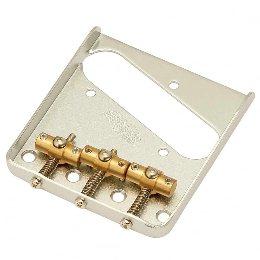 Wilkinson Vintage Adjustable 3 Saddle Tele Bridge