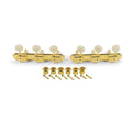 Kluson Supreme 3 Per Side 18:1 Gear Ratio Oval Cream Plastic Button Tuning Machines