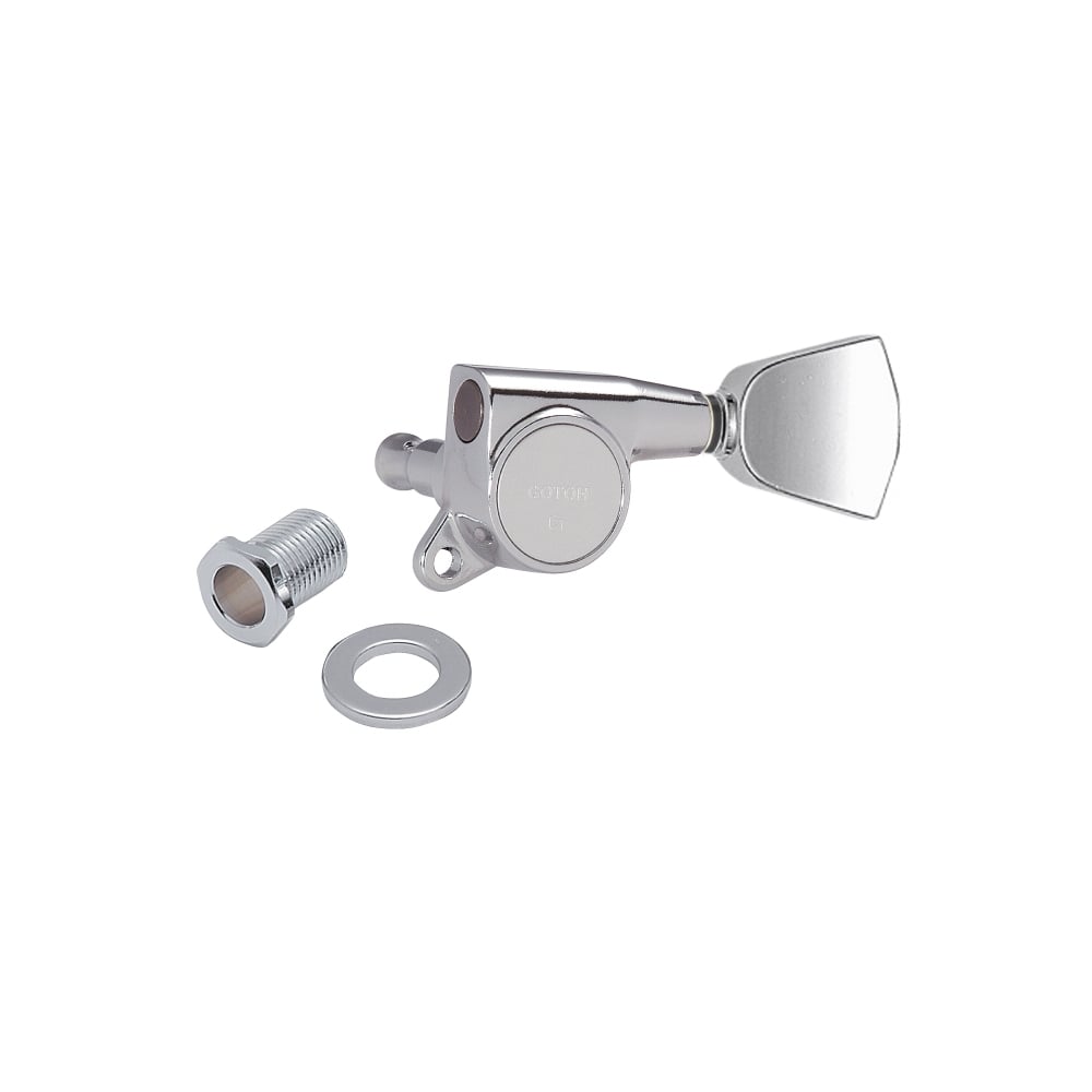Gotoh SG381 Series 3 Aside Tuning Machines with Keystone (Tulip) Metal Buttons 16:1 Gear Ratio