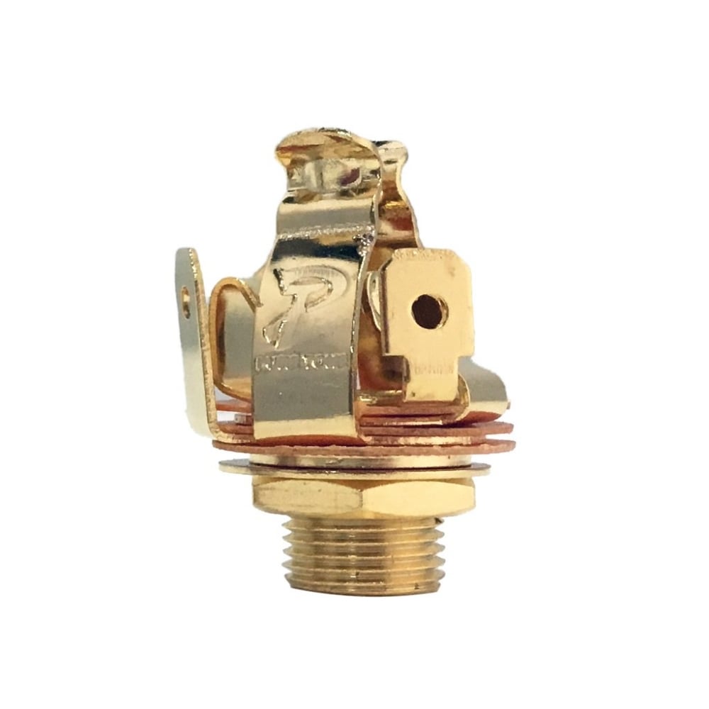 Pure Tone Multi-Contact 1/4" Output Jack Stereo, Gold Finish