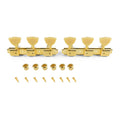 Kluson Deluxe 3 Per Plate - 15:1 Gear Ratio Tuning Machines Plastic Butterfly Button for Supro guitars