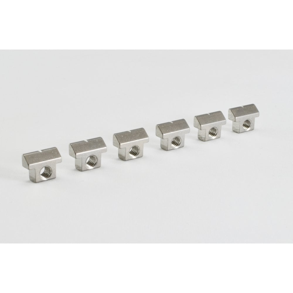 KTS Titanium Tune-O-Matic Saddles for Japanese-made ABR-1 Bridges. Set of 6.