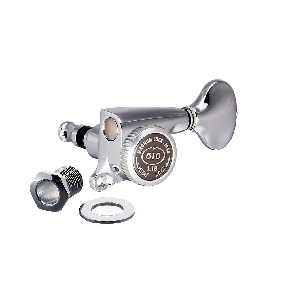 Gotoh SGS510Z Magnum Lock 6 in Line Traditional Locking Tuning Machines 18:1 Ratio