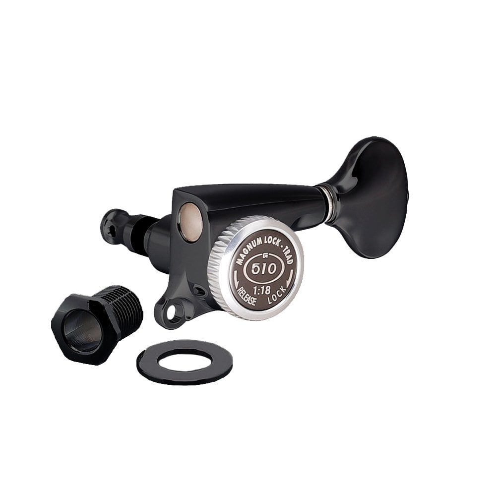 Gotoh SGS510Z Magnum Lock 6 in Line Traditional Locking Tuning Machines 18:1 Ratio
