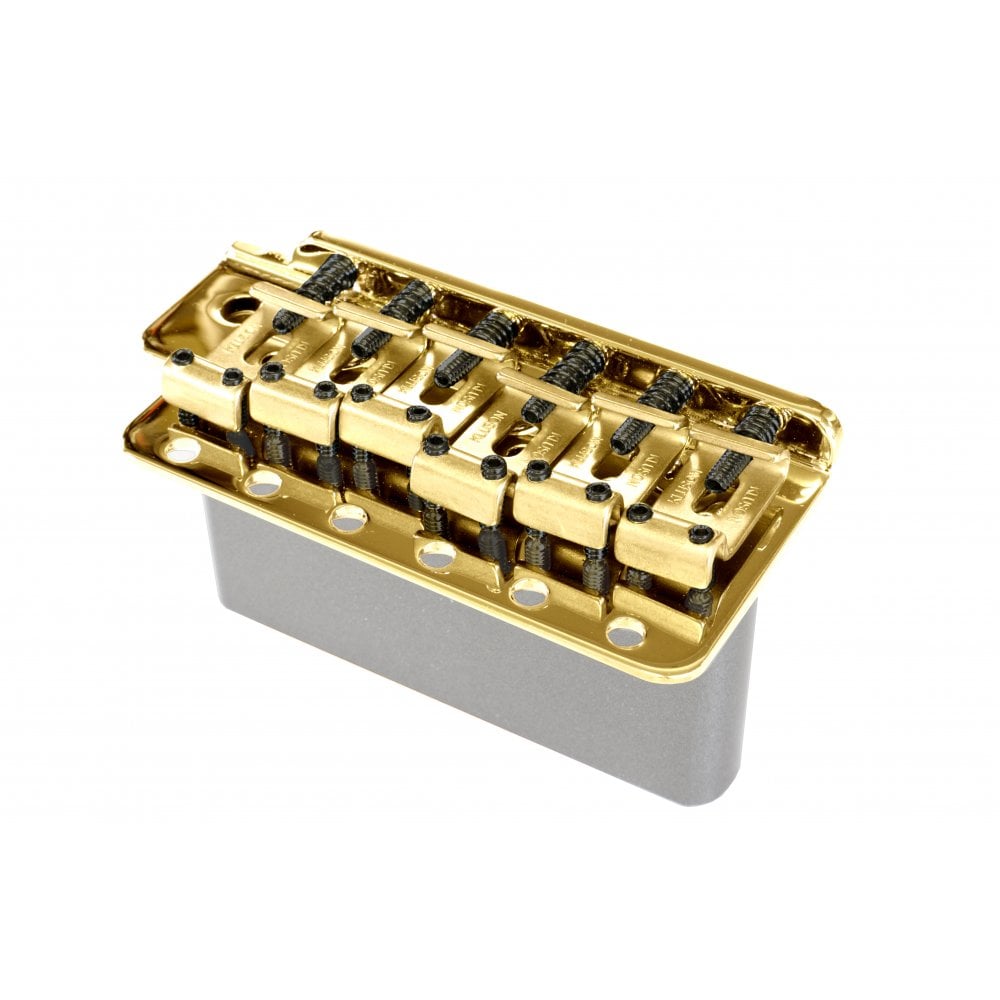 Kluson Vintage Style Stratocaster Replacement Tremolo Bridge Narrow String Spacing - Steel Sustain Block