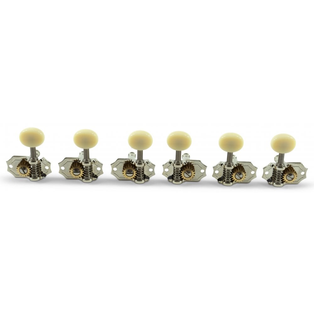Kluson Prestige 18:1 Gear Ratio Open Gear 3+3 Rear Mounted Tuning Machines