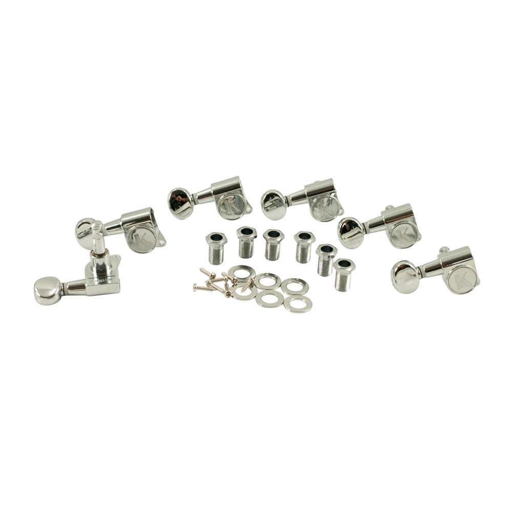 Kluson Contemporary Diecast Tuners - 6 In Line 19:1 Gear Ratio