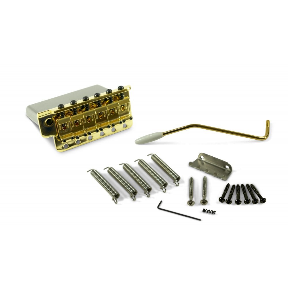 Kluson Vintage Style Stratocaster Replacement Tremolo Bridge Narrow String Spacing - Steel Sustain Block