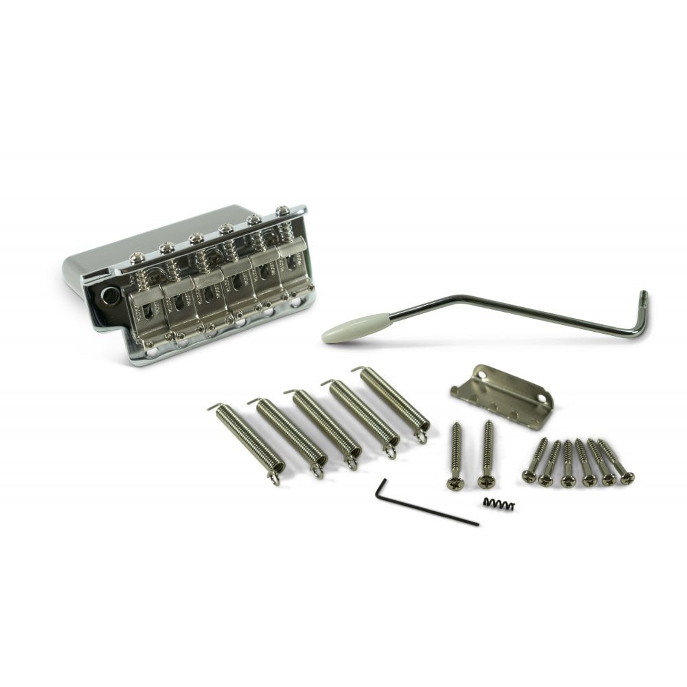 Kluson Vintage Style Stratocaster Replacement Tremolo Bridge Narrow String Spacing - Steel Sustain Block
