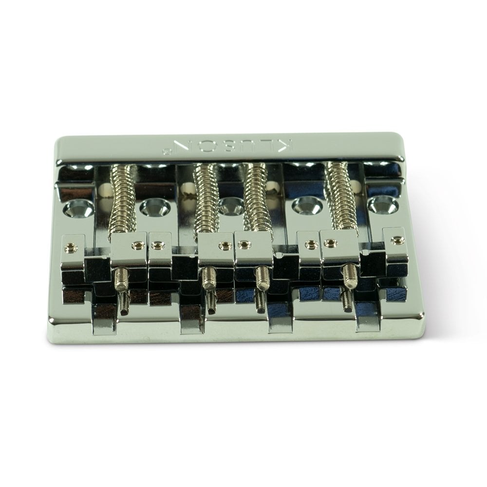Kluson High Mass 4 String Bass Bridge Zinc With Brass Saddles