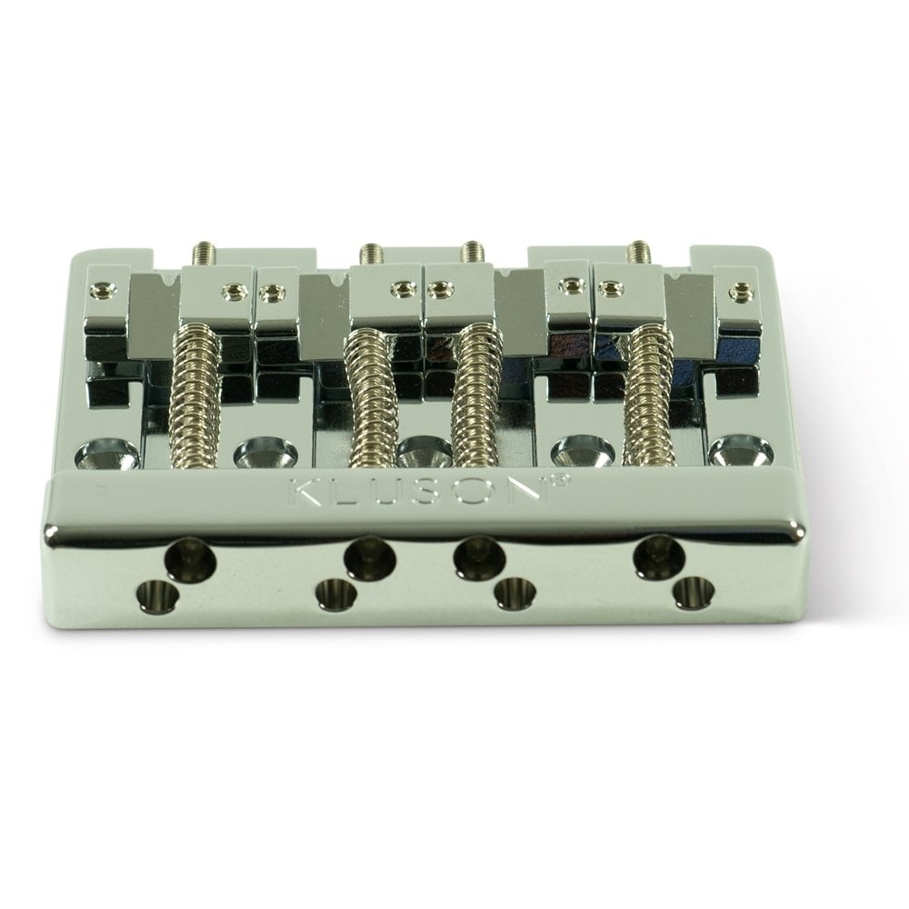 Kluson High Mass 4 String Bass Bridge Zinc With Brass Saddles
