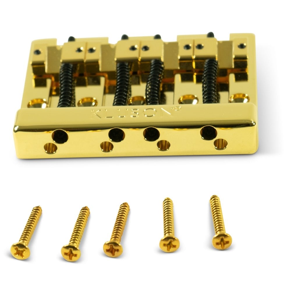Kluson High Mass 4 String Bass Bridge Zinc