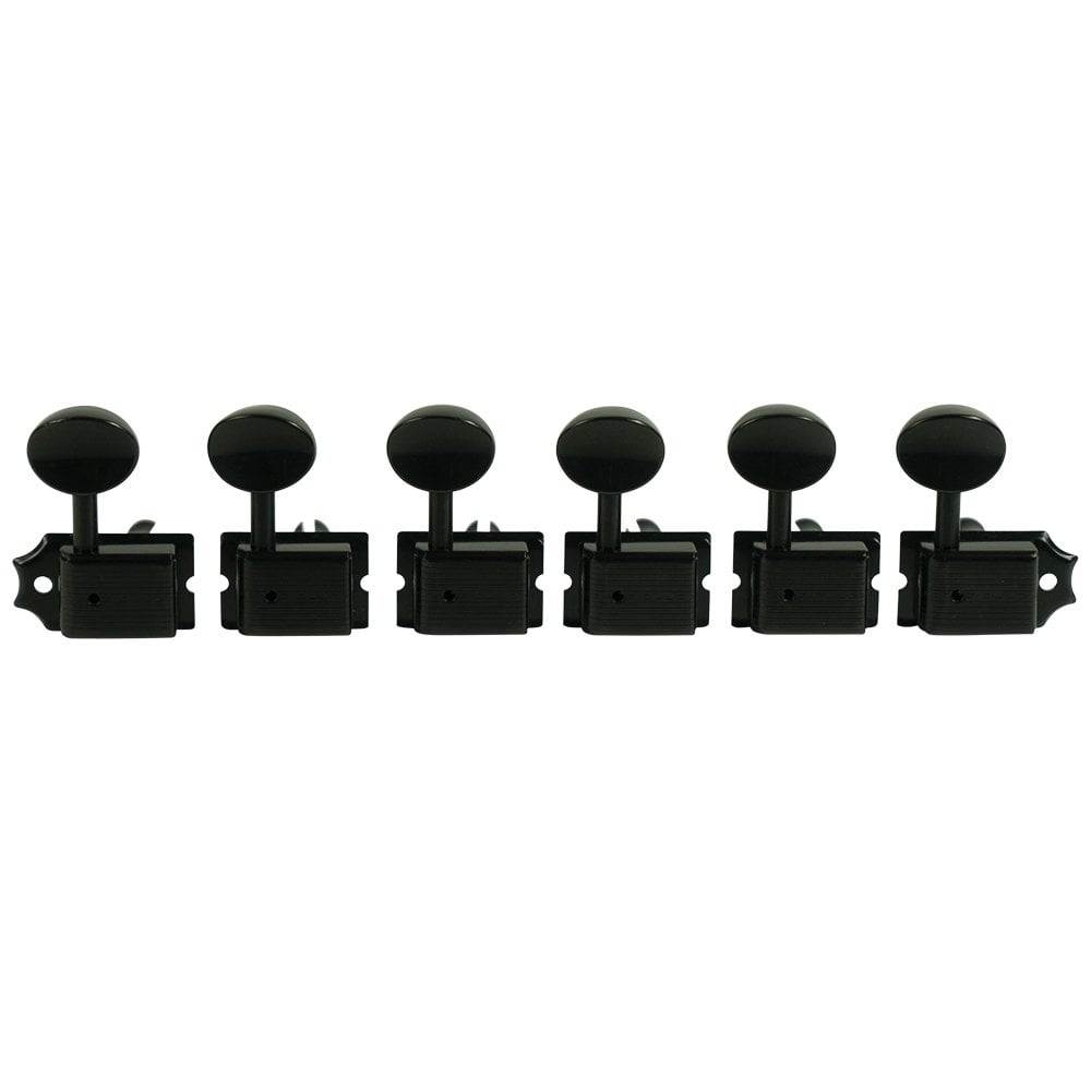 Kluson Traditional 6 in line tuners with single line Kluson stamp