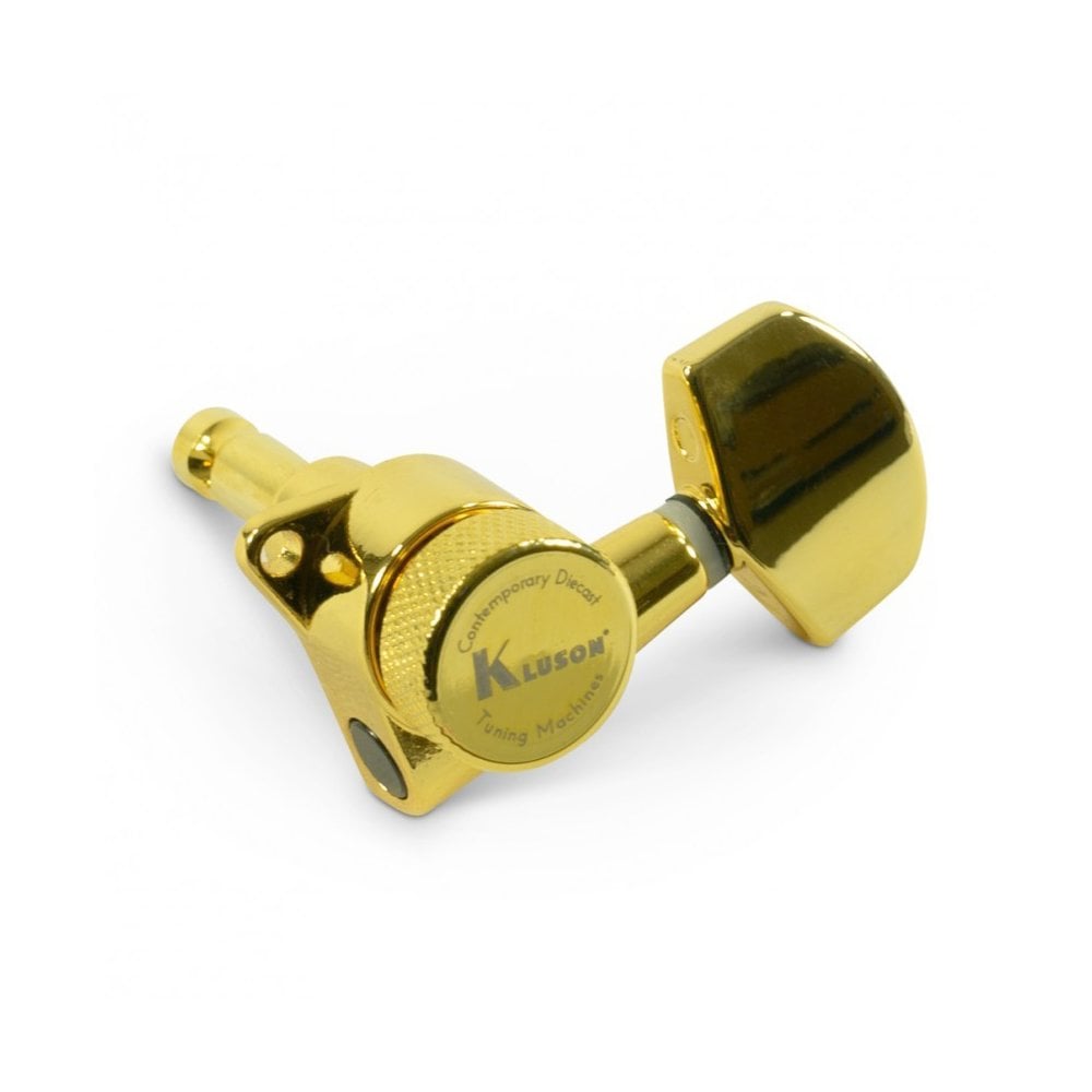 Kluson 3 Per Side Locking Contemporary Diecast Series Tuning Machines 19:1 Gear Ratio