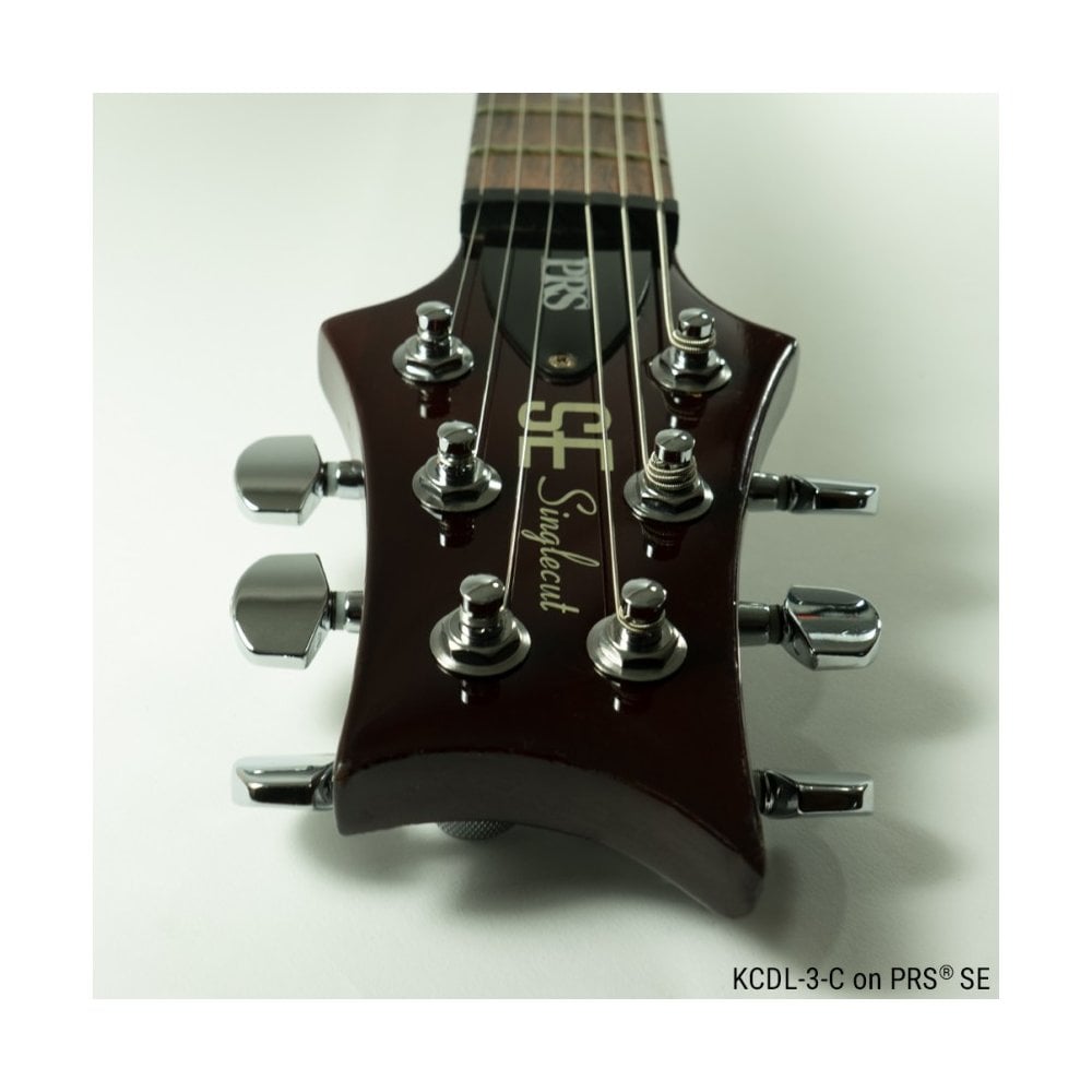 Kluson 3 Per Side Locking Contemporary Diecast Series Tuning Machines 19:1 Gear Ratio