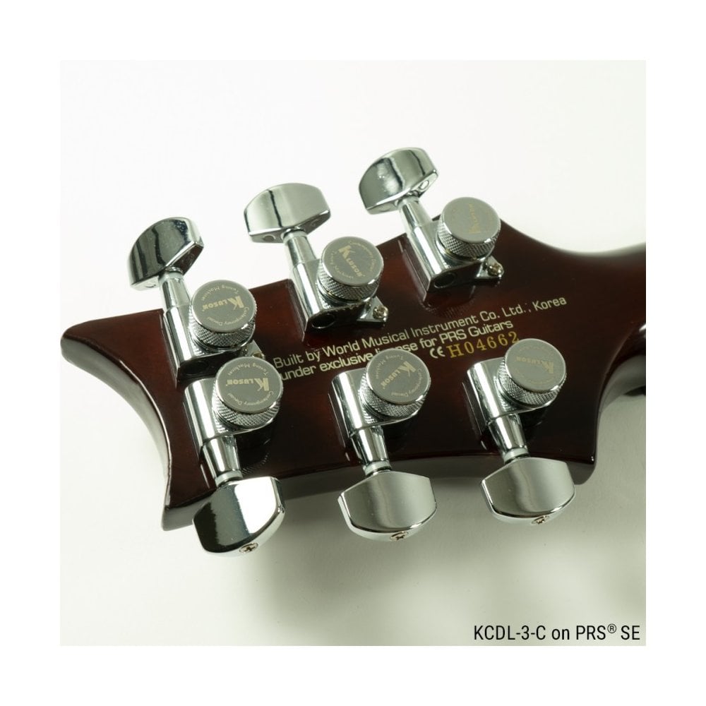Kluson 3 Per Side Locking Contemporary Diecast Series Tuning Machines 19:1 Gear Ratio
