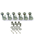 Kluson 6 In Line Locking Contemporary Diecast Series Tuning Machines 19:1 Gear Ratio