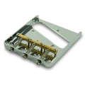 Kluson Steel Bridge for Tele with 3 Brass Saddles (Through Body Stringing)