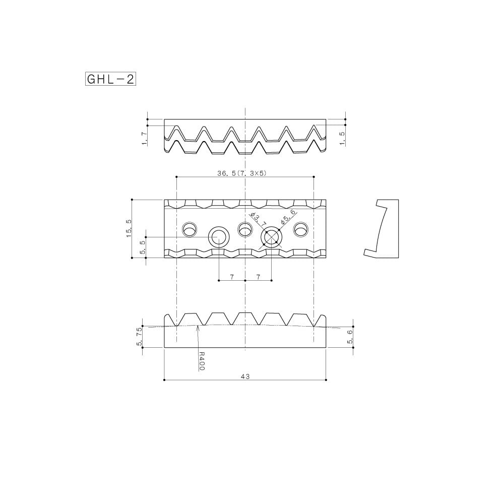 Gotoh Floyd Rose Lock Nut 43mm