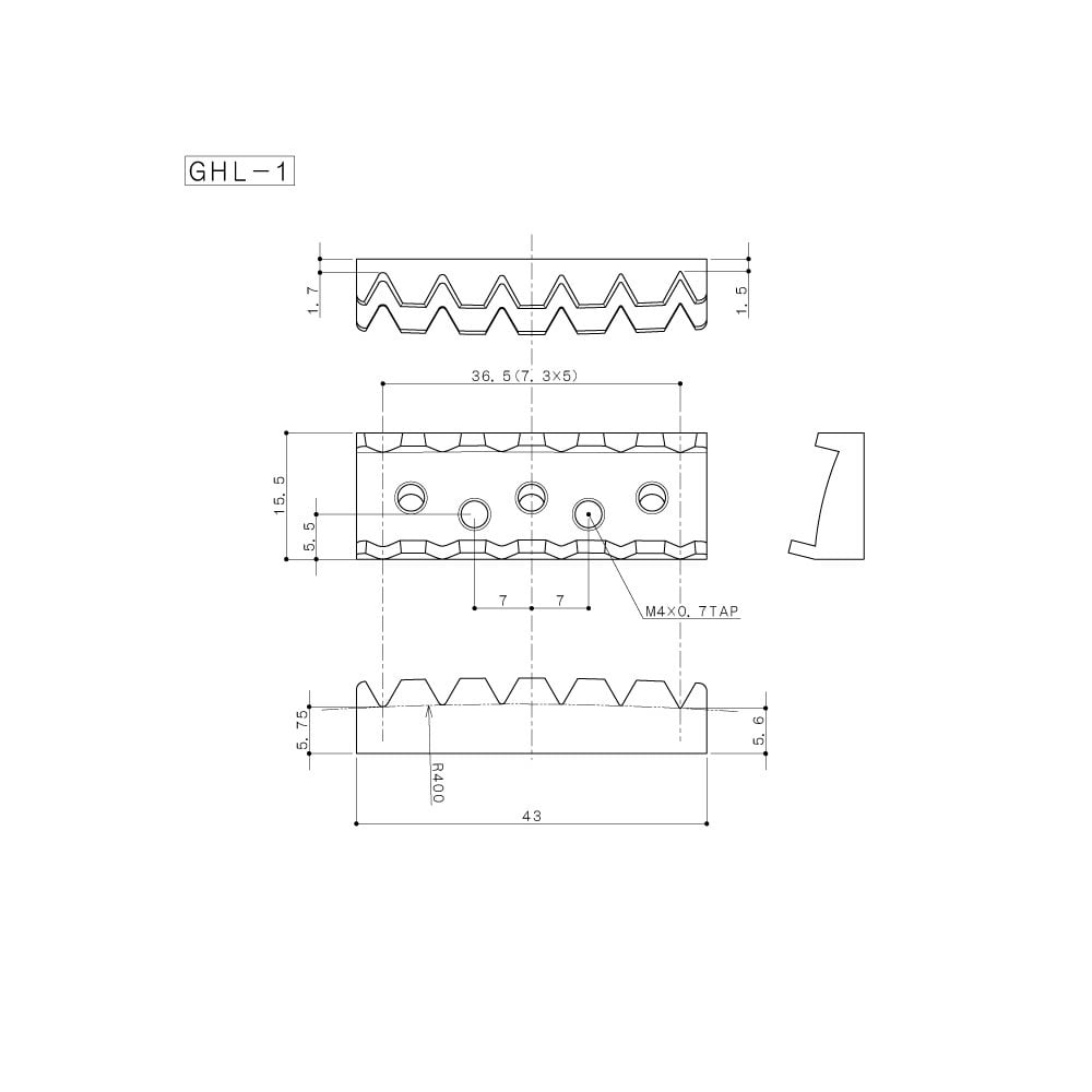 Gotoh Floyd Rose Lock Nut 43mm