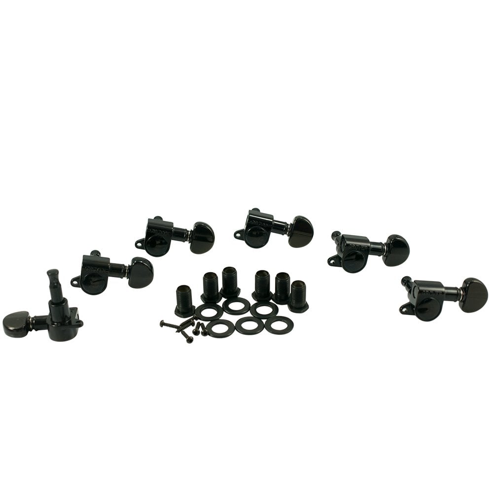 Grover Mini Rotomatic 6 In Line Tuning Machines 14:1 Gear Ratio 205 Series