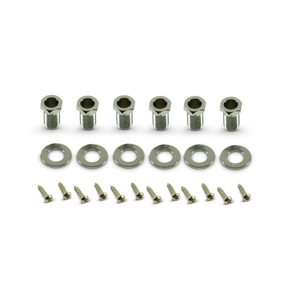 Kluson Revolution G-Mount Diecast Tuners - 3 Per Side - Pearloid Keystone Button 19:1 Gear Ratio