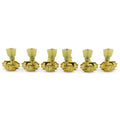 Kluson Revolution G-Mount Diecast Tuners - 3 Per Side - Pearloid Keystone Button 19:1 Gear Ratio