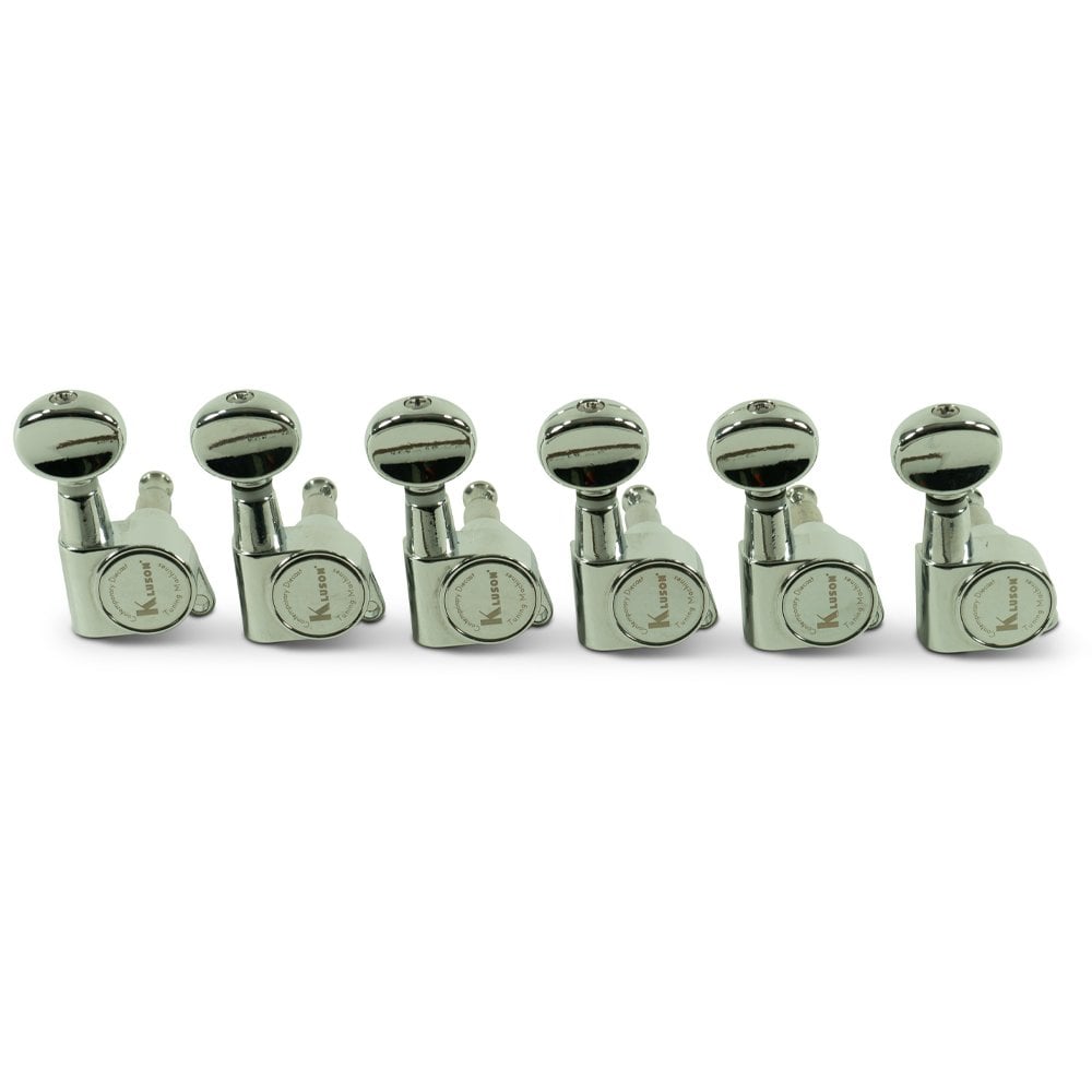 Kluson Contemporary Diecast Tuners - 6 In Line 19:1 Gear Ratio