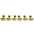Kluson 3 Aside Metal "Butterbean" Button Tuners