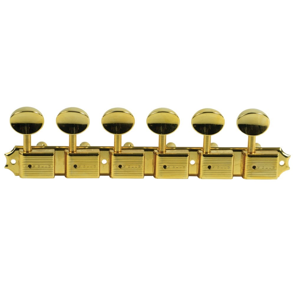 Kluson 6 On A Plate Gold - Single Line Kluson Stamp