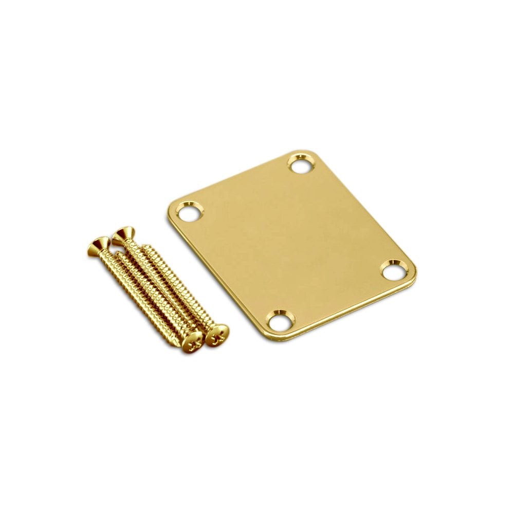Gotoh Fender Replacement 4 Hole Neck Plate with Neck Screws